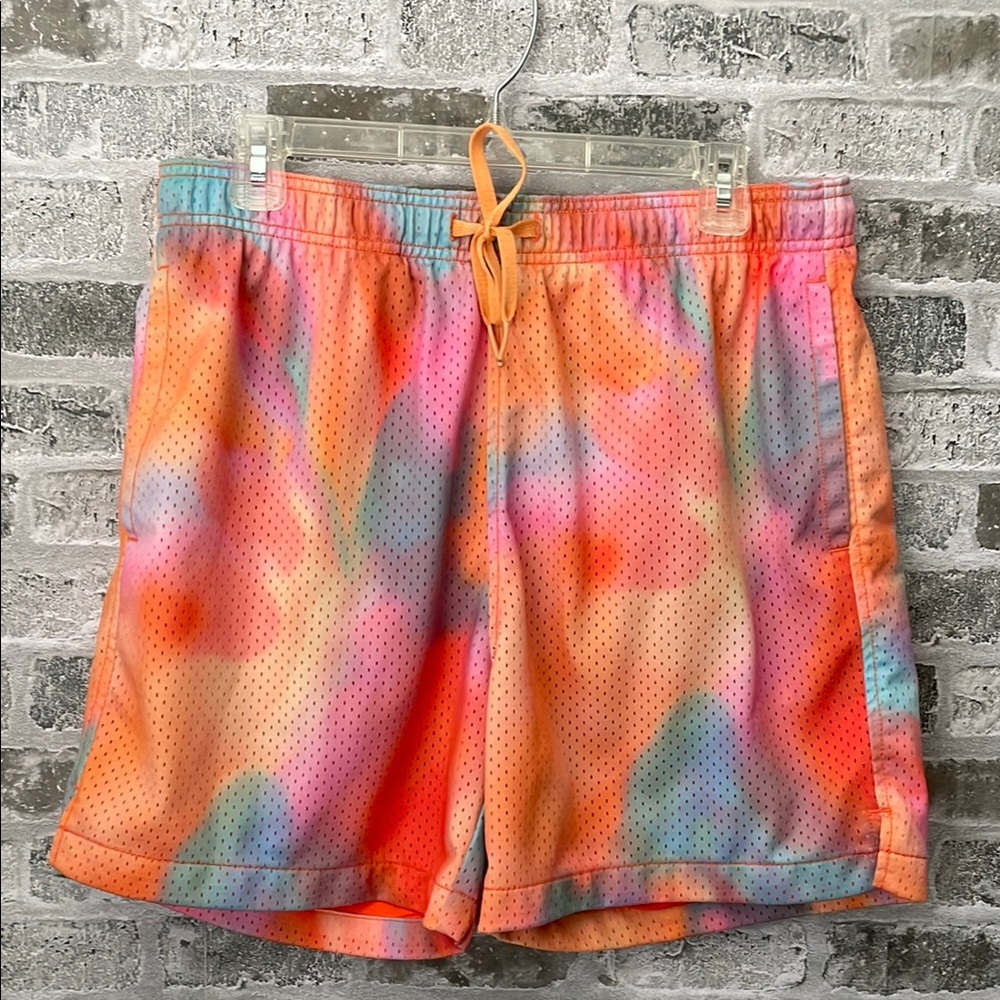 LCKR Mens Shorts size Large Mesh Drawstring Multicolor Athletic Travel